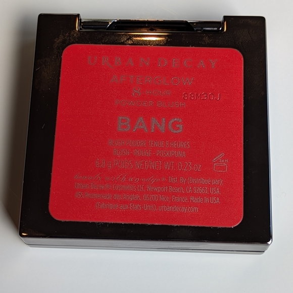 NEW Urban Decay Afterglow 8-Hour Powder Blush BANG -bright red-orange NIB W/box - Picture 9 of 11
